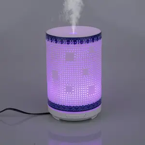 2021 Phong Cách Mới Trang Trí Nội Thất Gốm Điện Trắng Siêu Âm Aroma Diffuser