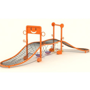 Modèle <span class=keywords><strong>de</strong></span> treillis grimpant Green Bowl avec marches <span class=keywords><strong>en</strong></span> filet noir et pieds <span class=keywords><strong>de</strong></span> soutien incurvés, conception 3D - Product Image 4