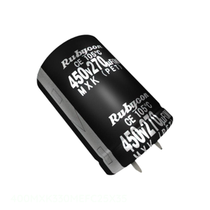 Condensateur traversant en aluminium 330 µF 20 % 400 V SNAP TH 400MXK330MEFC25X35 - Product Image 1