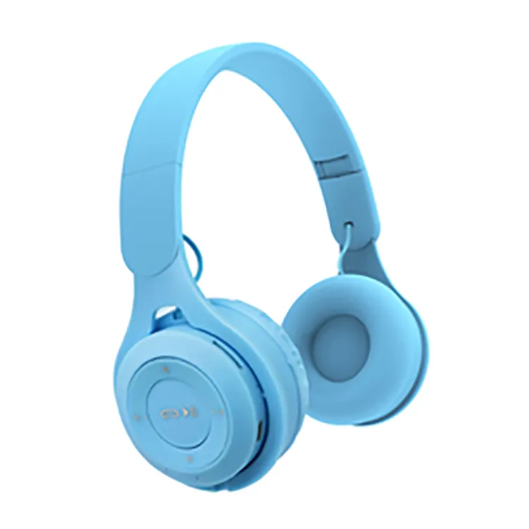 Headset Gamer Bluetooth Nirkabel, Headphone Surround Sound Stereo Earphone USB dengan Mikrofon Warna-warni