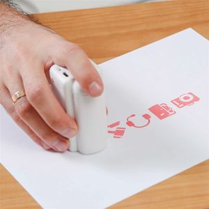 สำหรับเครื่องพิมพ์อิงค์เจ็ท PrintPods UV แบบพกพา รุ่นใหม่ สำหรับพิมพ์สติกเกอร์ กระดาษ แก้ว วันที่ พื้นผิวดูดซับน้ำ พกพาสะดวก พิมพ์โลโก้ DIY ได้ - Product Image 1