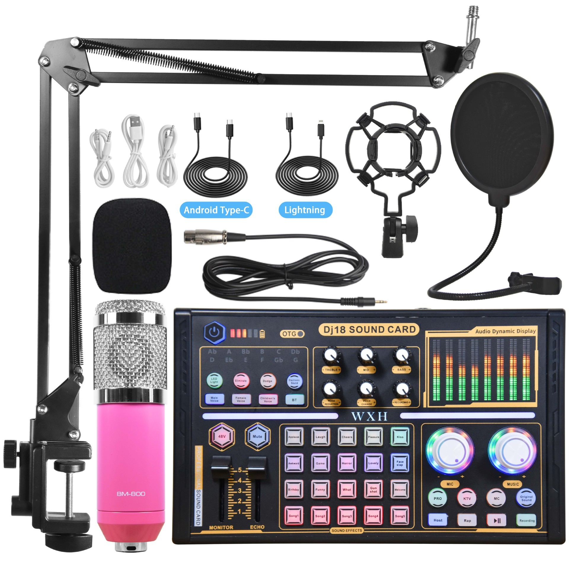 Ensemble B800+DJ18 rose argent