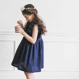Vestido de Princesa Blanco Transpirable de Verano para Niñas, Hasta la Rodilla, al por Mayor - Product Image 4