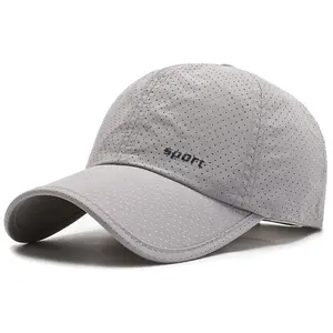 קיץ לנשימה כובע בייסבול קירור מהיר ייבוש כובעי ספורט קל משקל כובע ריצה לגברים נשים חיצוני