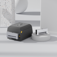 Printer Barcode Thermal Transfer Desktop 3 Inci Kecepatan Tinggi untuk Label Pakaian dengan Resolusi 203dpi