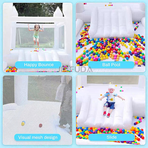 Castillo Inflable Blanco, Mini, para Bodas, Interior y Exterior, Juguete para Niños, <span class=keywords><strong>Trampolín</strong></span> para Saltar, Muy Vendido - Product Image 5