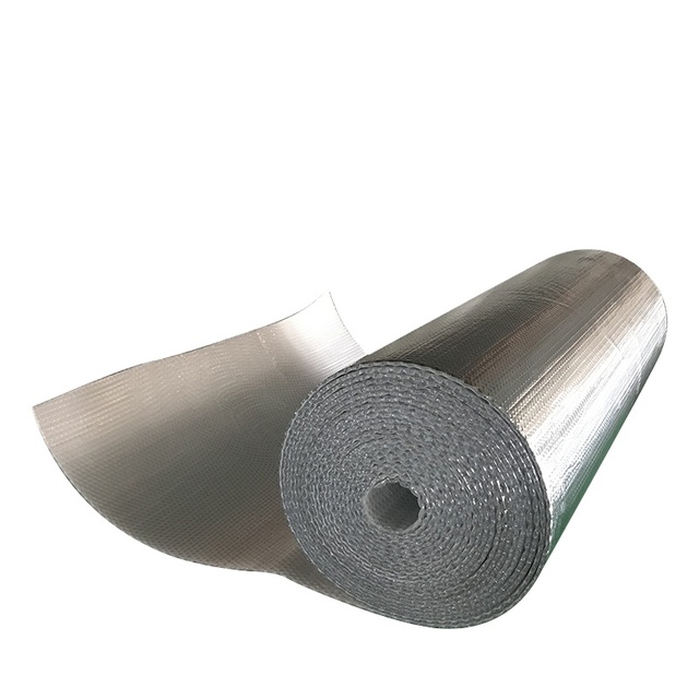 High R Value Aluminium Insulation Bubble Foil with 2.5-8mm Bubble Thickness Customizable Fire Retardant PENGYUAN Brand