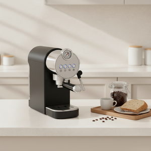 Cafetera Eléctrica Semiautomática de 220 V para Uso Doméstico y Hotelero, Función de Pre-infusión, Carcasa de Plástico, 20 Bares de Presión, <span class=keywords><strong>Espresso</strong></span> - Product Image 4