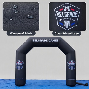 Arco Inflable Multicolor de PVC Impermeable y Duradero de Alta Calidad, Impreso por Transferencia Térmica, para Eventos y Carreras al Aire Libre - Product Image 2