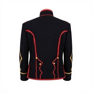 Tunique en laine pour homme, veste brodée, blazer uniforme réversible, respirant, coupe-vent, style vintage - Product Image 2