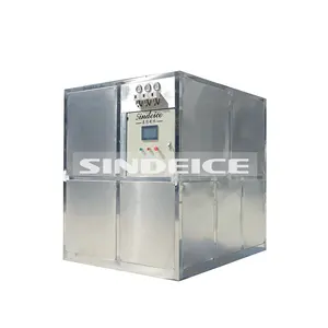 SINDEICE Factory Industrial 3-Tonnen-Eiswürfelherstellungsmaschine Hoch effizientes Restaurant 3000KG Automatische Eiswürfel maschine