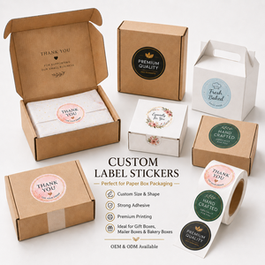 Custom Paper Boxes & Label Stickers, Full Color Printing, Strong Adhesive, Suitable for All Packaging Industries - Product Image 6