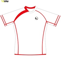Jersey Fiji Custom Nama Tim Unisex, Polos, Cetak Transfer Panas, Bahan Polyester 100%, Ukuran Besar, Bernapas, Cepat Kering, Pola 3D, Harga Terjangkau