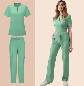 <span class=keywords><strong>Blouse</strong></span> de travail pour infirmières, <span class=keywords><strong>blouse</strong></span> de médecin pour salle d'opération, uniforme médical uni pour femmes - Product Image 2