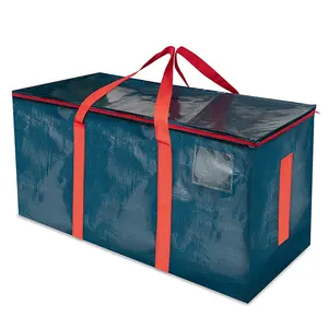 Large PP PE Woven Reusable Bag Laundry Bag Storage Bag Hamper for Laundry Moving House Shopping Storage Travel