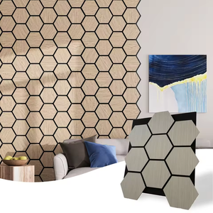 Paneles Acústicos de Madera con Diseño Moderno de Pirámides, Revestimiento de Fieltro, Diseño 3D para una Mejor Absorción de Sonido de Baja Frecuencia - Product Image 6