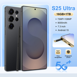 <span class=keywords><strong>TAYA</strong></span> OEM Smartphone S25 Ultra 5G le plus vendu, 16 Go + 1 To de mémoire, HD, déverrouillage facial multilingue - Android original français espagnol anglais - Product Image 1