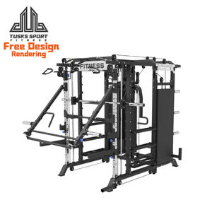 Commercial Multi -Function <b>Equipment</b> All In1 Smith Machine With Weight Stacks Strength Training <b>Gym</b> Use - Product Image 1