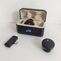 Microphone cravate sans fil Q8 tendance à double sortie avec étui de charge, affichage numérique, réduction de bruit, électronique magnétique