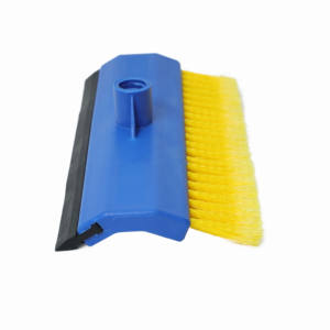Brosse professionnelle Hydro Power à poils doux avec raclette pour neige sur les fenêtres, 10 pouces, bleue - Product Image 2