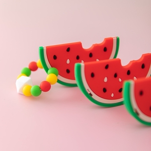 De Qualité alimentaire Silicone Bébé Anneau De Dentition Anneau De Dentition Silicone Bébé Sensoriel Mastication Bracelet Jouet - Product Image 5