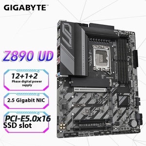 กิกะไบต์ Z890 UD WIFI6E/Z890 UD เมนบอร์ดอุตสาหกรรม รองรับ CPU 285K/265K/265KF/245KF DDR5 RAM 32GB ในตัว 128GB Z890 - Product Image 2