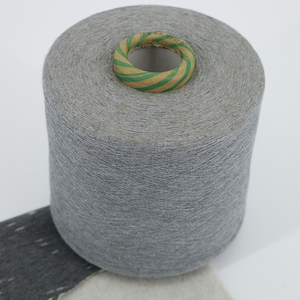 Vente entière de tissus tricotés en coton recyclé, tissage de fils de coton polyester régénéré pour le tricot à la machine - Product Image 5