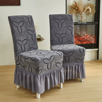 Housses de chaise de salle à manger, Housses de chaise de salle à manger en gros, Usine source pour les housses de canapé et les housses de chaise, Polyester