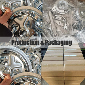 <strong>HVAC</strong> air Duct Part Accessories Manual <strong>Damper</strong> Quadrant <strong>Damper</strong> with Regulator Handle - Product Image 4