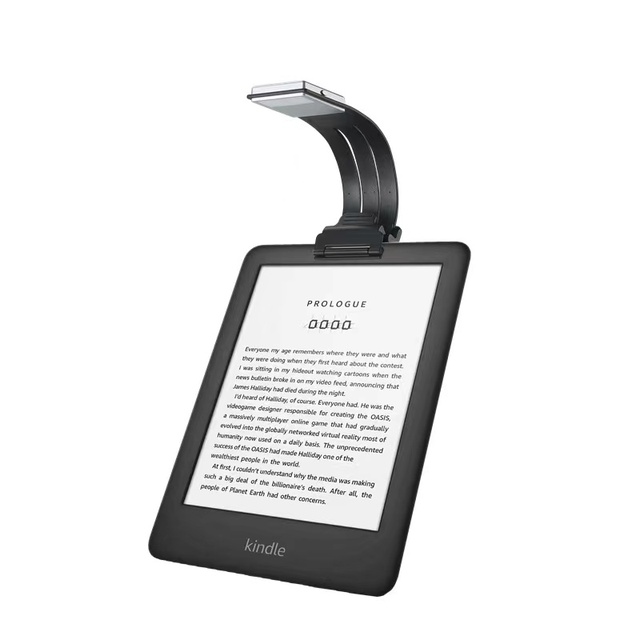 Flexible Clip Read Lamp USB Rechargeable Portable LED Book Reading Light Dimmable Adjustable Bookmark Bedroom