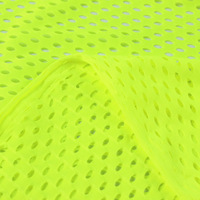 Tissu en maille polyester à grands trous, 100G, noir et blanc, tissu en filet à grands trous, vente en gros, vêtements, tissu de village intérieur