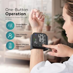 Moniteur de pression artérielle intelligent portable, style montre, rechargeable par USB, dispositif de surveillance de la santé numérique au poignet - Product Image 4