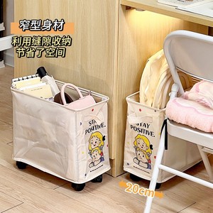 Caja de almacenamiento debajo de la cama para dormitorio, gran capacidad, rectangular, de tela no tejida con ruedas para ropa de estudiantes y artículos diversos. - Product Image 5