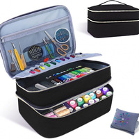 Kit de couture portable professionnel mini pour voyage, boîte d'accessoires, outils et sac de broderie, vente en gros pour débutants