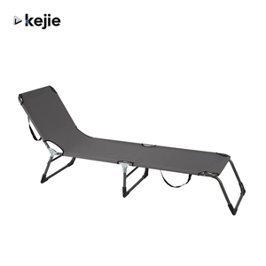 كرسي شاطئ محمول متعدد الوظائف من Kejie عالي الجودة، مصنوع من البوليستر 600D والفولاذ، قابل للطي، مناسب للتخييم والنزهات والاسترخاء في الهواء الطلق - Product Image 1
