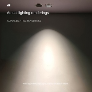 Venta caliente Nuevo Comercial Ultra Grueso Aluminio 15W COB LED Downlight Retrofit Elegante lámpara de techo empotrada redonda Diseño - Product Image 2