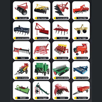 Tracteur agricole 4x4 Euro 5 CE EPA 50 CV 60 CV 70 CV 80 CV Mini tracteurs agricoles multifonctionnels légers