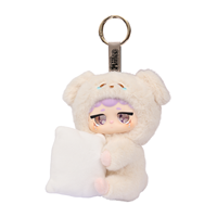 Miiloo the Snoozy Me Plus Boîte Mystère en Peluche, Poupée Bébé Douce et Moelleuse Endormie, Porte-clés, Accessoire de Sac Mignon de Dessin Animé, Jouet Décoratif et Cadeau