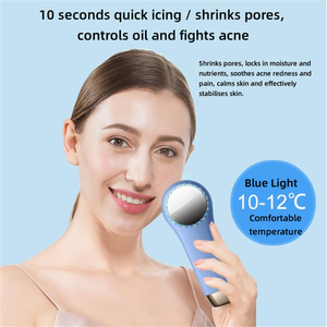 Brosse nettoyante électrique sonique portable, étanche, vibrante, pour le visage, exfoliante, en silicone, pour hommes - Product Image 4