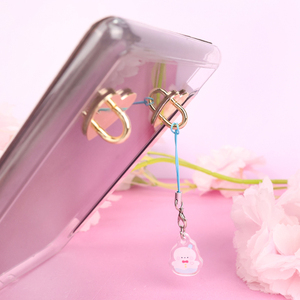 Cadena de Metal Personalizada <span class=keywords><strong>con</strong></span> Cierre de Corazón para Teléfono Móvil, <span class=keywords><strong>Kindle</strong></span>, iPad, Anillos para Dedos, Funda Adhesiva, Impresión UV Ecológica, Estilo Amor - Product Image 4