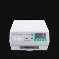 SMD T962 untuk Pematrian X 180 Desktop Infrared BGA Reflow Oven 235mm T-962 Rework IC SMT 800W Heater 220V Garansi 1 Tahun Baru