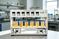Agitateur électrique numérique à 6 positions Mélangeur de laboratoire à six canaux Agitateur synchrone Floculateur Appareil de test