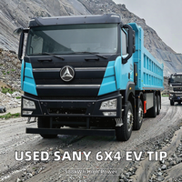 Camion benne minier électrique d'occasion SANY SYZ437C-8LRBEVSD 8x4 Euro 5 à conduite à gauche 350kWh+