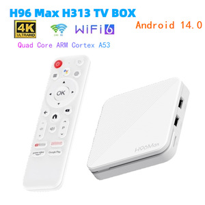 กล่องทีวีอัจฉริยะ H96 Max H313 ระบบ Android 14.0 รองรับ 5G <span class=keywords><strong>Wifi</strong></span> 6 ความเร็ว 100M ความละเอียด 4K สำหรับ Google <span class=keywords><strong>Chromecast</strong></span> หน่วยความจำ 2GB/16GB - Product Image 2
