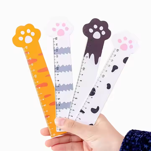 Phim hoạt hình sinh vật mèo Kawaii văn phòng phẩm tùy chỉnh gỗ Cai Trị trở lại trường học trình bày cho trẻ em cai trị cho các trường học - Product Image 2