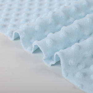 Hot Sale Diy Design Baby Cuddle Dot Minky Dimple Dots Fleece <b>Fabric</b> for Baby Blankets With Massage Beads - Product Image 3
