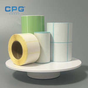 Autocollants en papier thermique écologiques de qualité supérieure 30x20mm 50x30mm Étiquettes avec code QR et code-barres pour le suivi des actifs et la gestion des stocks - Product Image 1