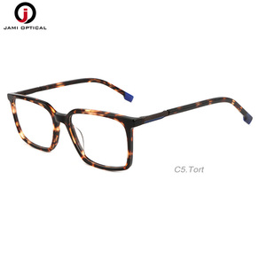 Nuevo diseño de gafas ópticas de acetato, gafas clásicas para hombre, montura hecha a mano, monturas de gafas, gafas de acetato Lunettes - Product Image 6