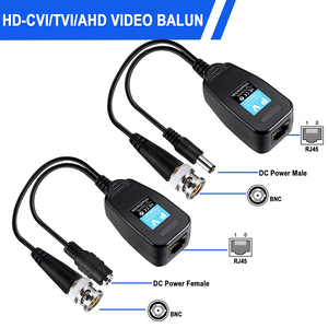 Adaptateur émetteur Ethernet RJ45 AHD <span class=keywords><strong>BNC</strong></span> vers 1080P <span class=keywords><strong>HD</strong></span>, câble vidéo Balun à paire torsadée - Product Image 5