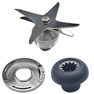 Pièces détachées pour mixeur commercial : Embrayage d'entraînement, petite lame à 6 pales avec plaque fixe et tête champignon pour pièces de mixeur - Product Image 1